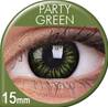 Lentille fashion big eyes "Party green"