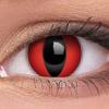 Lentille oeil de chat rouge