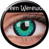 Lentille crazy lens Green Werewolf