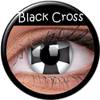 Lentille crazy lens Black Cross