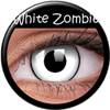 Lentille crazy lens white Zombie