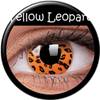Lentille crazy lens Yellow Leopard