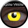 Lentille glow lens fluo Jaune