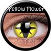Lentille crazy lens Yellow flower