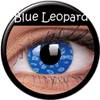 Lentille crazy lens Blue Leopard
