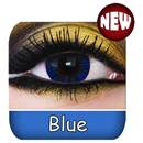 Lentille couleur Naturel Bleu