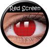 Lentille crazy lens Red Screen