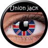 Lentille crazy lens Union Jack