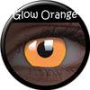 Lentille glow lens fluo Orange