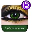 Lentille de couleur big eyes vert brillant